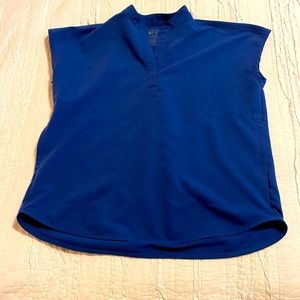 Figs Electric Blue XXS Rafaela Top